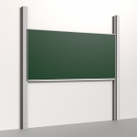 Pylonentafel, 1 Fläche, Stahlemaille grün 